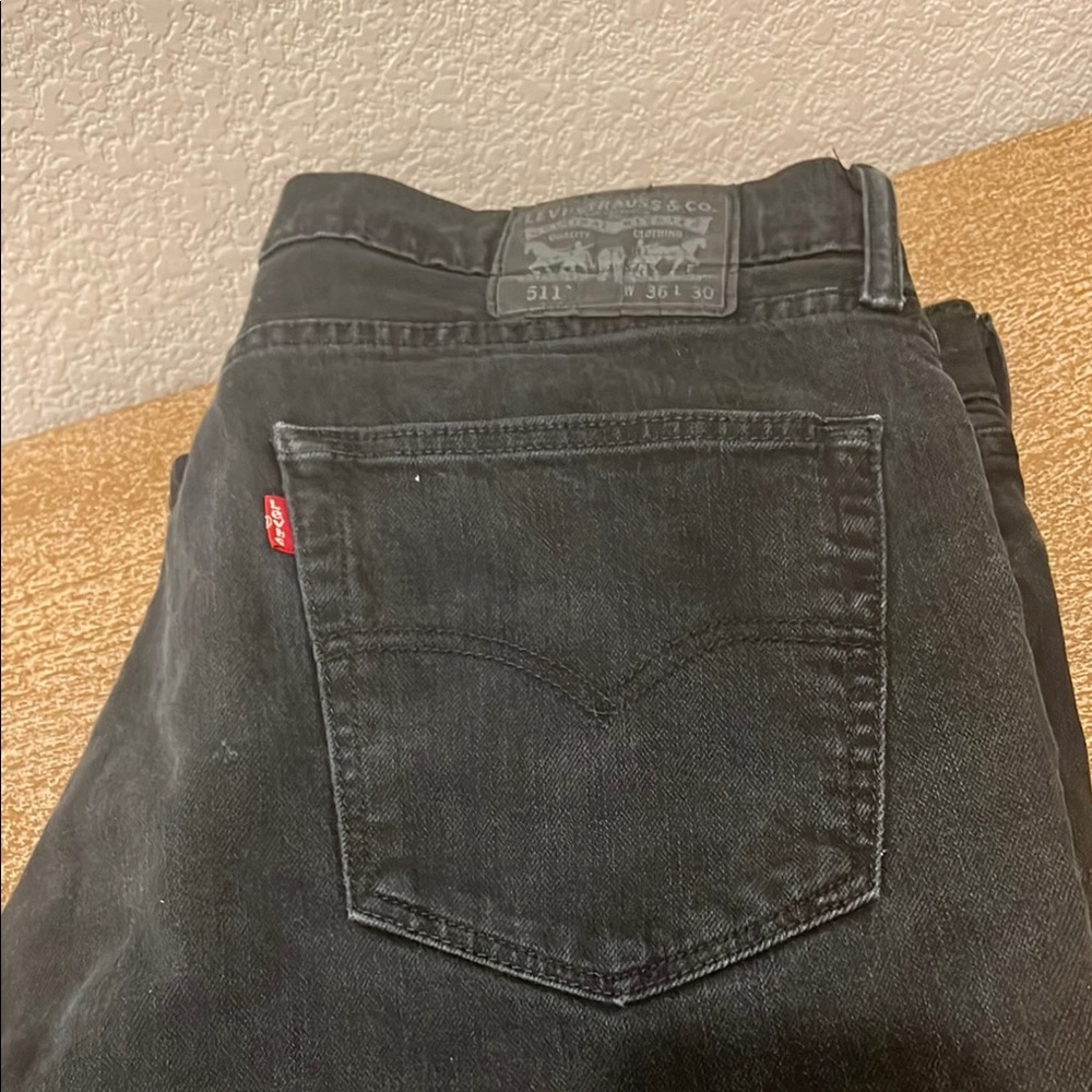 511 Levi's slim fit Men's Black Jeans